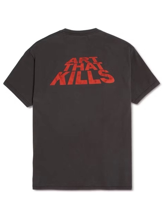 Gallery Dept Tops - Gallery Dept. ATK Stack Logo Tee Art That Kills Black Short Sleeve T-Shirt